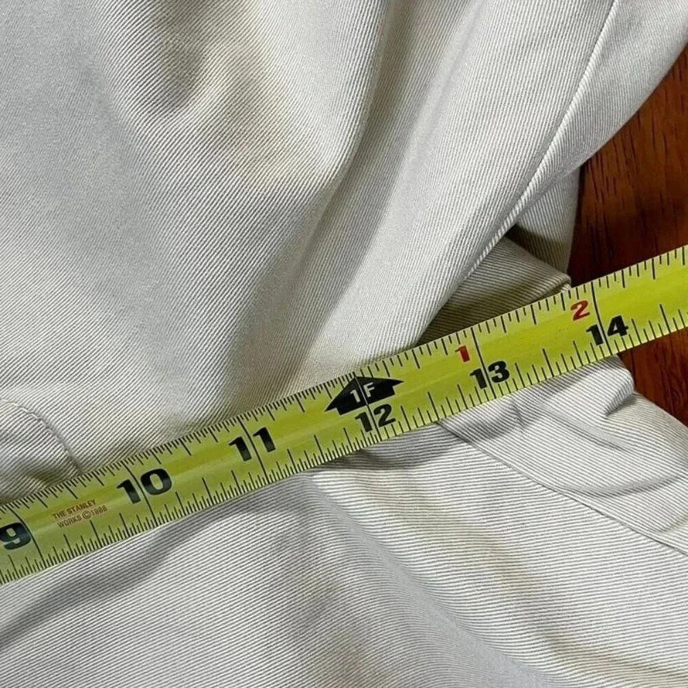 Vintage Polo by Ralph Lauren Men's Khaki Cotton Prospect Pants Size 30/40 Chino - Picture 10 of 11